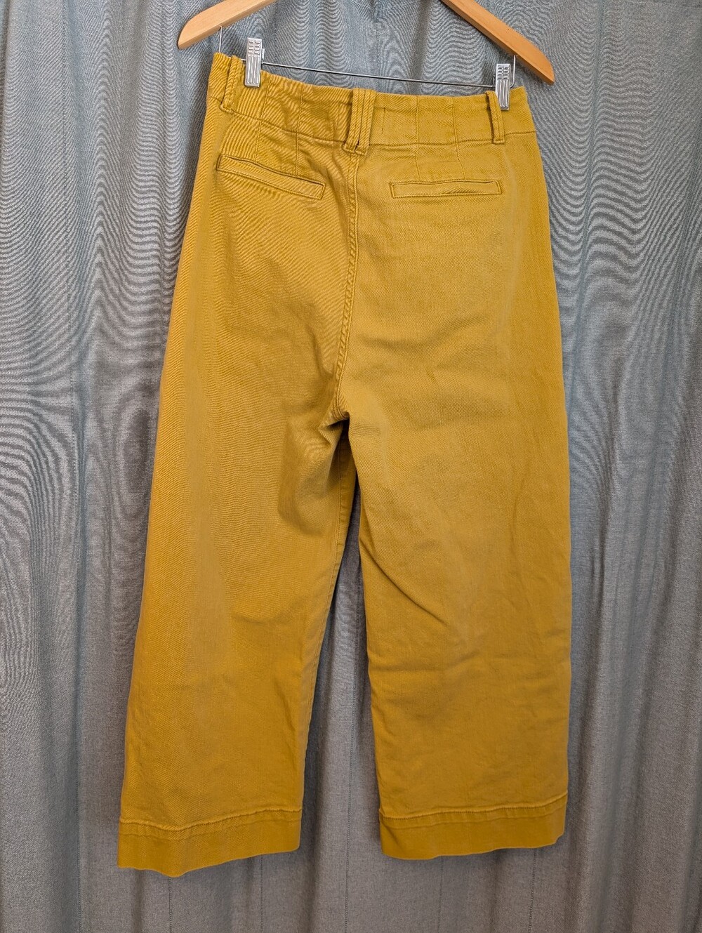 Mustard Wide-Leg Pants - Picture 7 of 8
